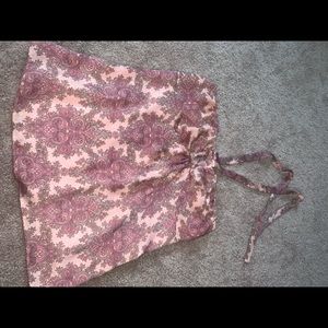 LOFT Strapless Paisley top